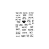 V-Day Mini Messages Clear Stamp Set