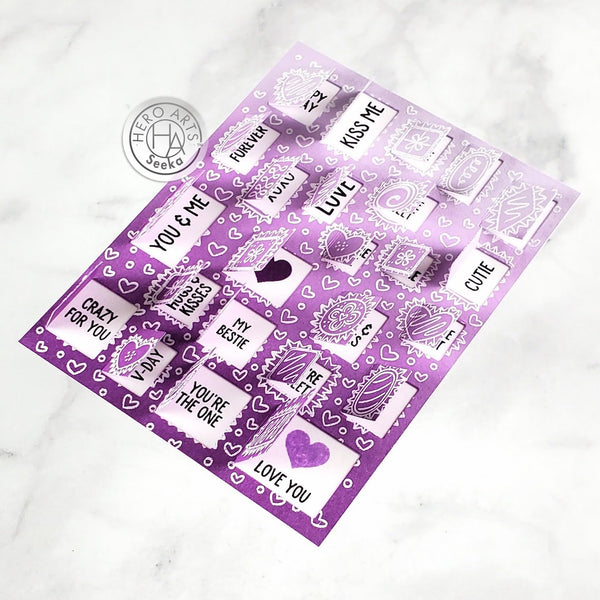 V-Day Mini Messages Clear Stamp Set