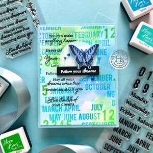 Months and Days Clear Stamp Set