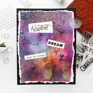 Art Journal Messages Clear Stamp Set