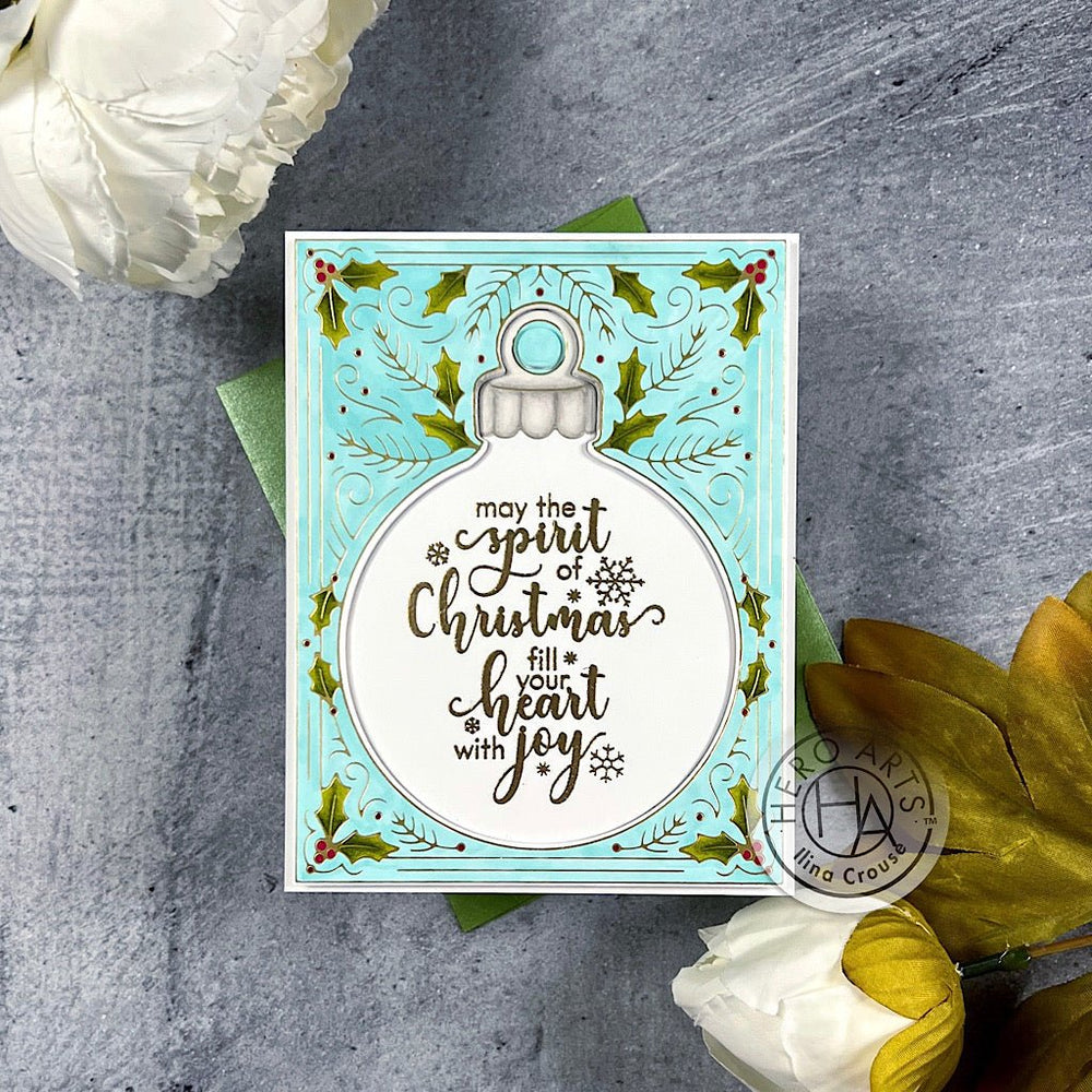 Snowflake Messages Clear Stamp Set
