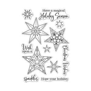 Holiday Sparkles Clear Stamp Set