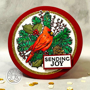 Holiday Cardinal Clear Stamp Set