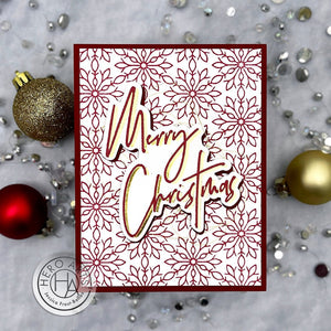 Hero Greetings Merry Christmas Clear Stamp Set