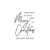 Hero Greetings Merry Christmas Clear Stamp Set