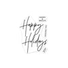 Hero Greetings Happy Holidays Clear Stamp Set