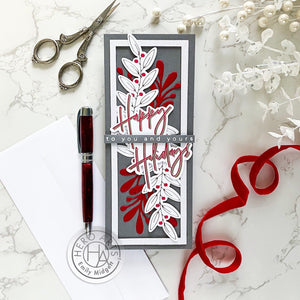 Hero Greetings Happy Holidays Clear Stamp Set