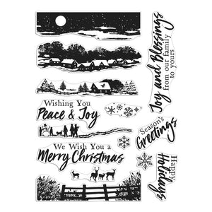 Winter Scene Clear Stamp Set