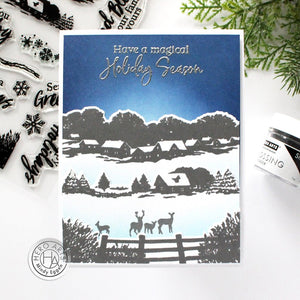 Winter Scene Clear Stamp Set