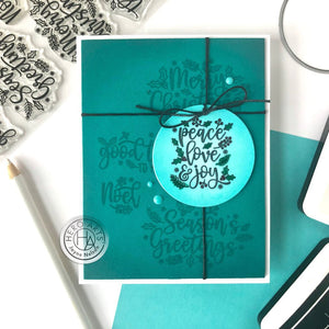 Holiday Foliage Messages Clear Stamp Set