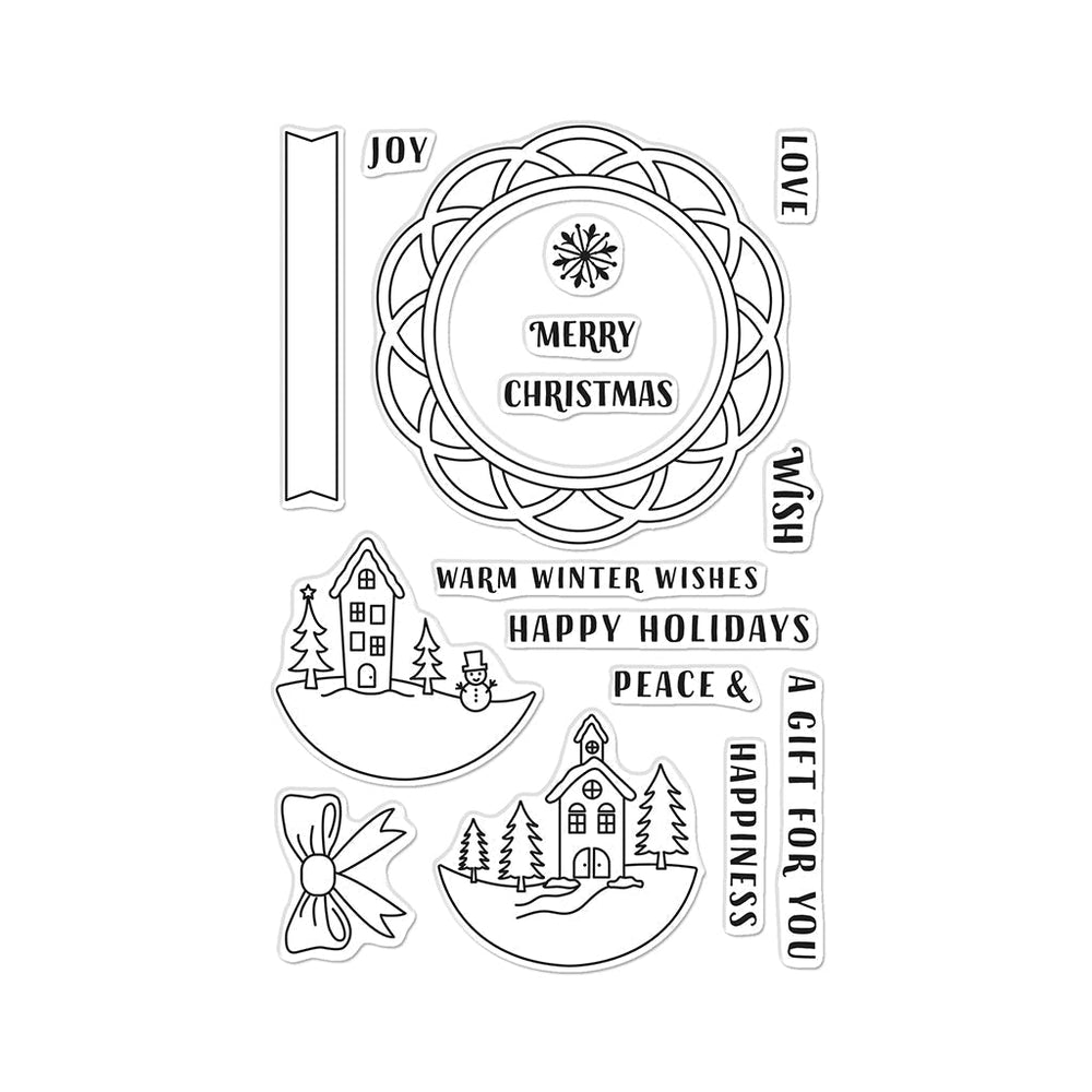 Winter Wishes Clear Stamp Set