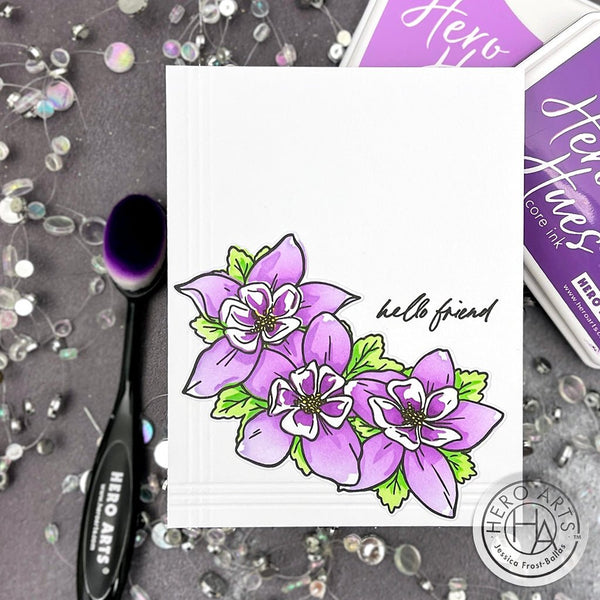 Wild Columbine Clear Stamp Set