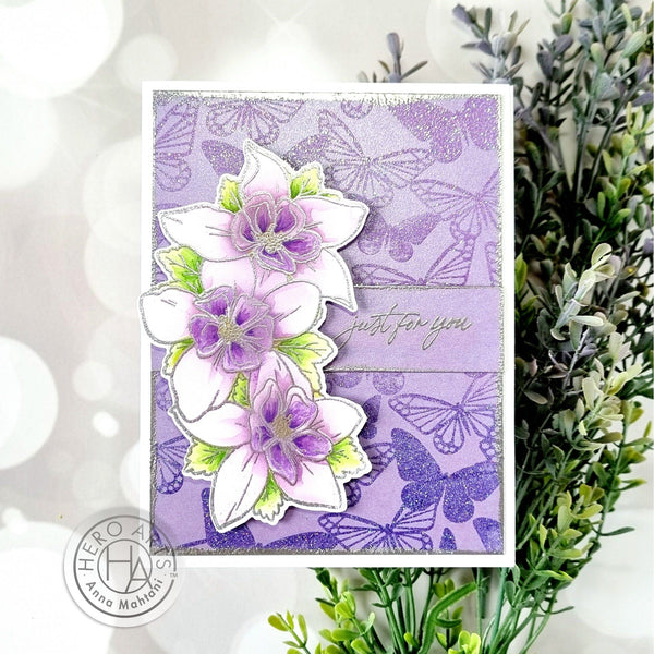 Wild Columbine Clear Stamp Set