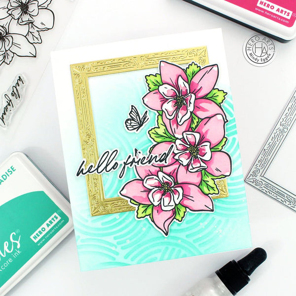 Wild Columbine Clear Stamp Set