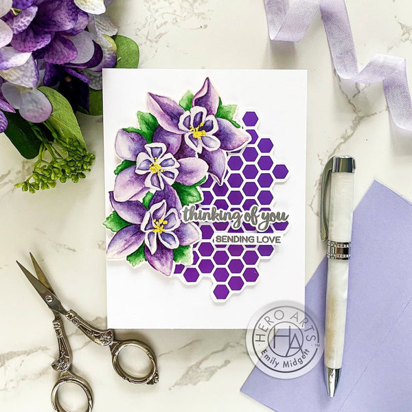 Wild Columbine Clear Stamp Set