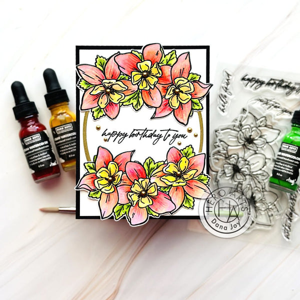 Wild Columbine Clear Stamp Set