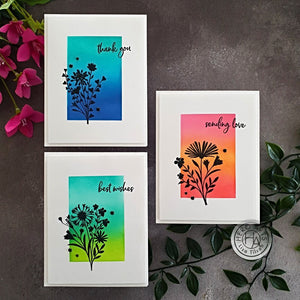 Floral Imprints Clear Stamp Set