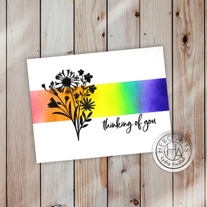 Floral Imprints Clear Stamp Set