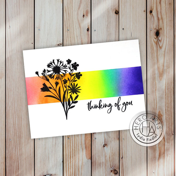 Floral Imprints Clear Stamp Set