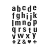 Luggage Lowercase Alphabet Clear Stamp Set