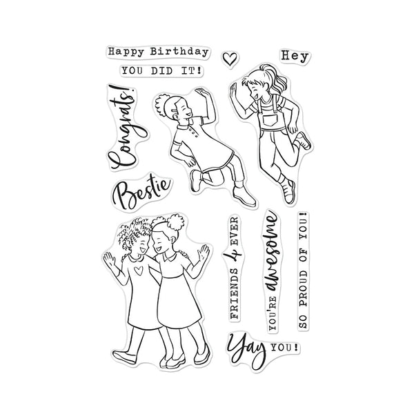 Besties Clear Stamp Set