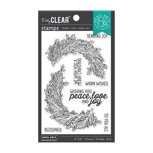 Year-Round Wreath Clear Stamp Set