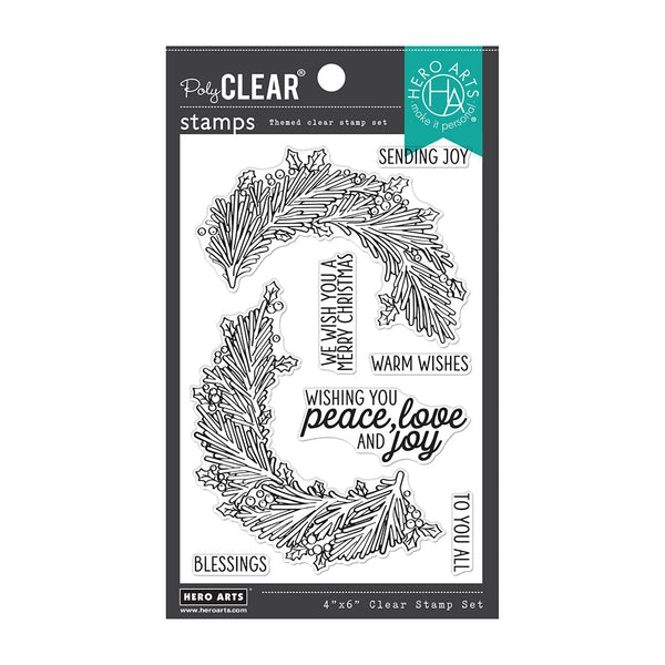 Year-Round Wreath Clear Stamp Set