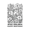 Golden Poppies Clear Stamp Set