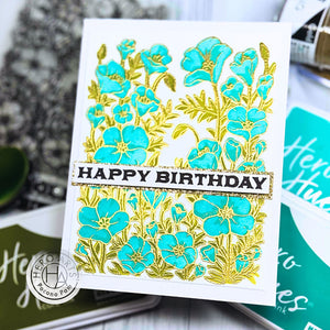 Golden Poppies Clear Stamp Set