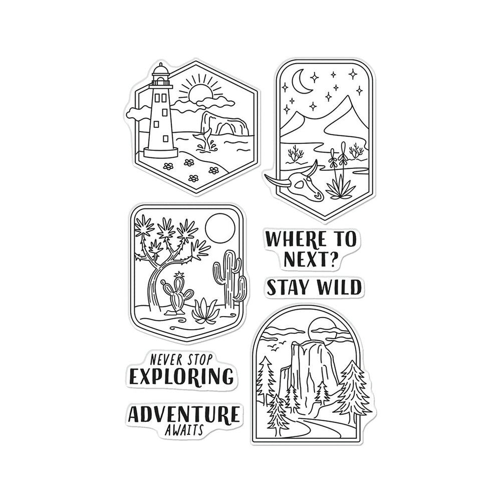 Where to Next? Clear Stamp Set