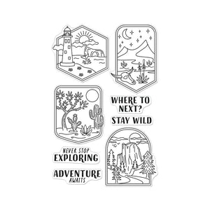 Where to Next? Clear Stamp Set
