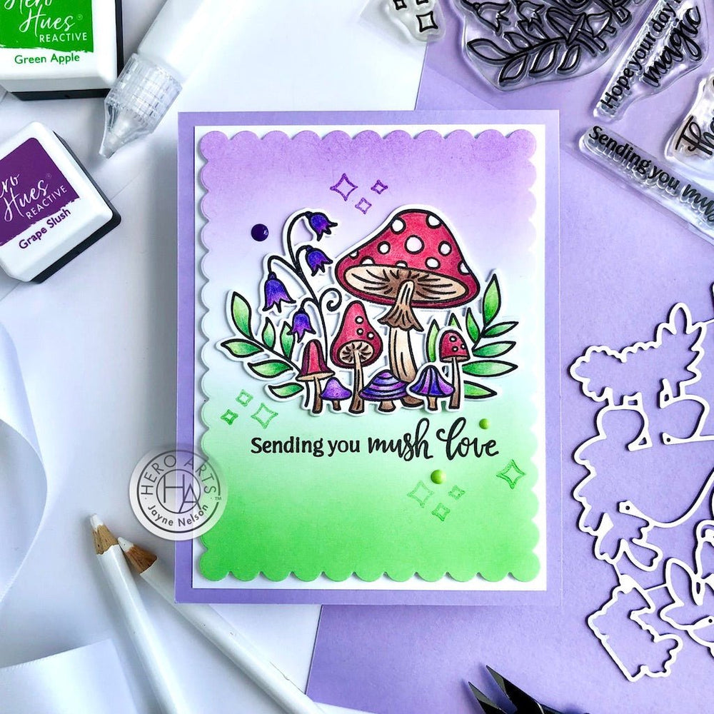 Hello Fungi Clear Stamp Set