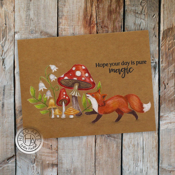 Hello Fungi Clear Stamp Set