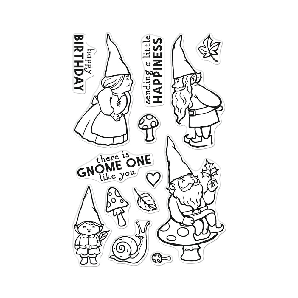 Happy Gnomes Clear Stamp Set