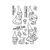 Happy Gnomes Clear Stamp Set