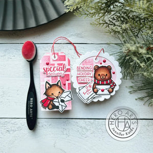 Winter Mail Critters Clear Stamp Set