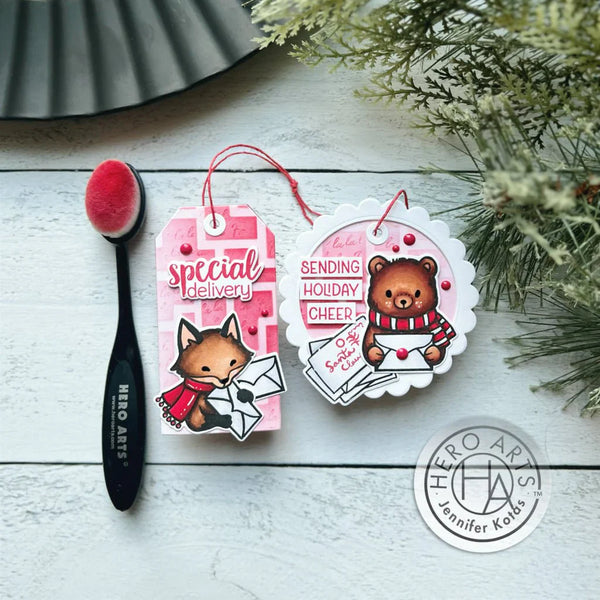 Winter Mail Critters Clear Stamp Set