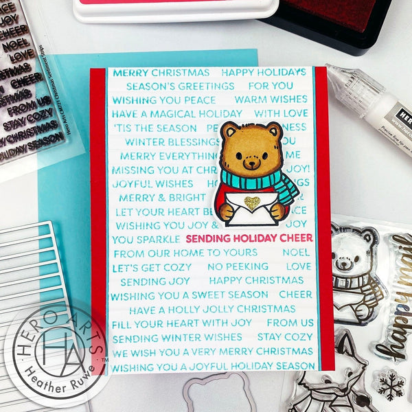 Winter Mail Critters Clear Stamp Set