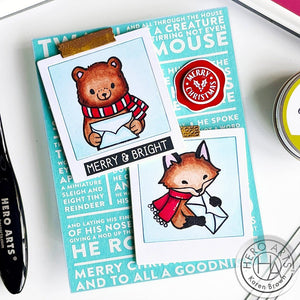Winter Mail Critters Clear Stamp Set