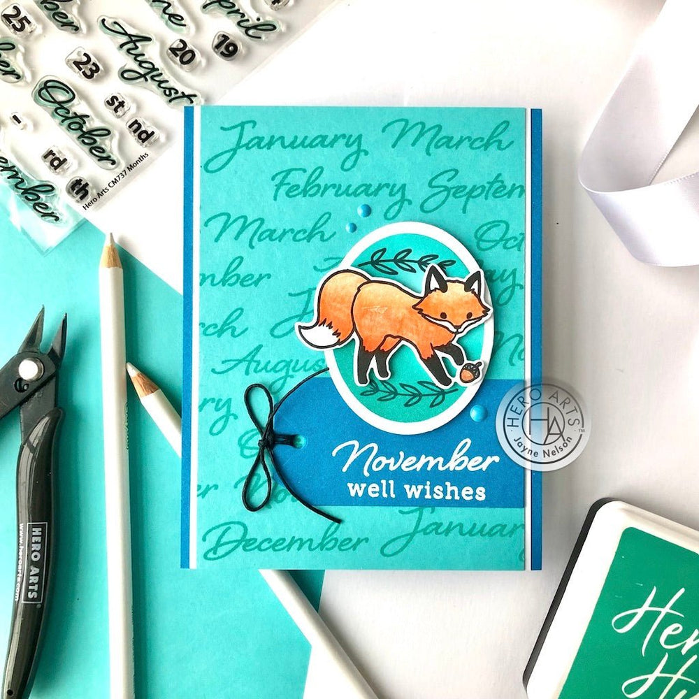 Months Clear Stamp Set