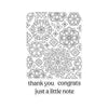 Mandala Flower Pattern Clear Stamp Set