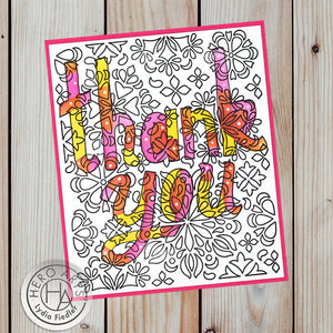 Mandala Flower Pattern Clear Stamp Set