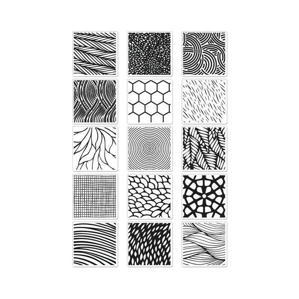Texture Blocks Clear Stamp Set