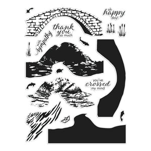 Stone Bridge HeroScape Clear Stamp Set
