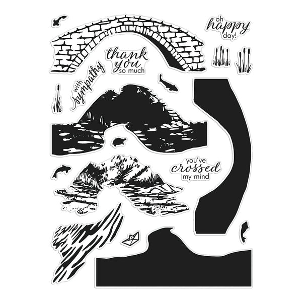 Stone Bridge HeroScape Clear Stamp Set