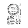 Valentine Wreath Clear Stamp Set