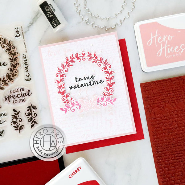 Valentine Wreath Clear Stamp Set