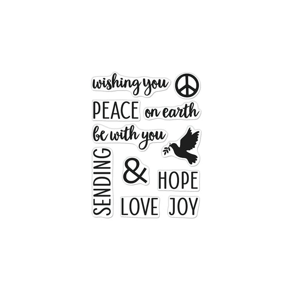 Sending Peace Clear Stamp Set