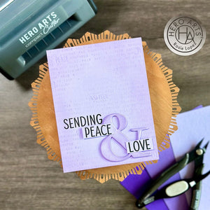 Sending Peace Clear Stamp Set