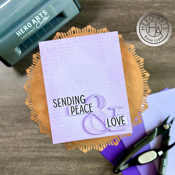 Sending Peace Clear Stamp Set